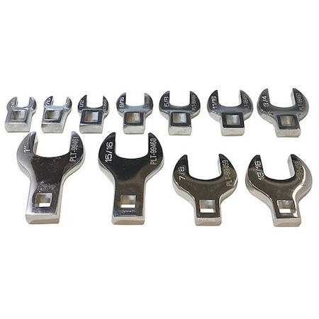 Atd Tools ATD 11-Piece SAE 3/8-Inch Drive Crowfoot Wrench Set 99450